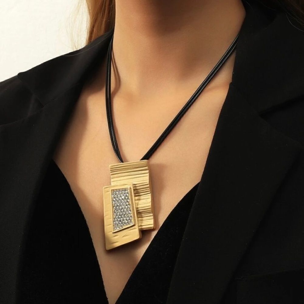 Abstract Statement Necklace 